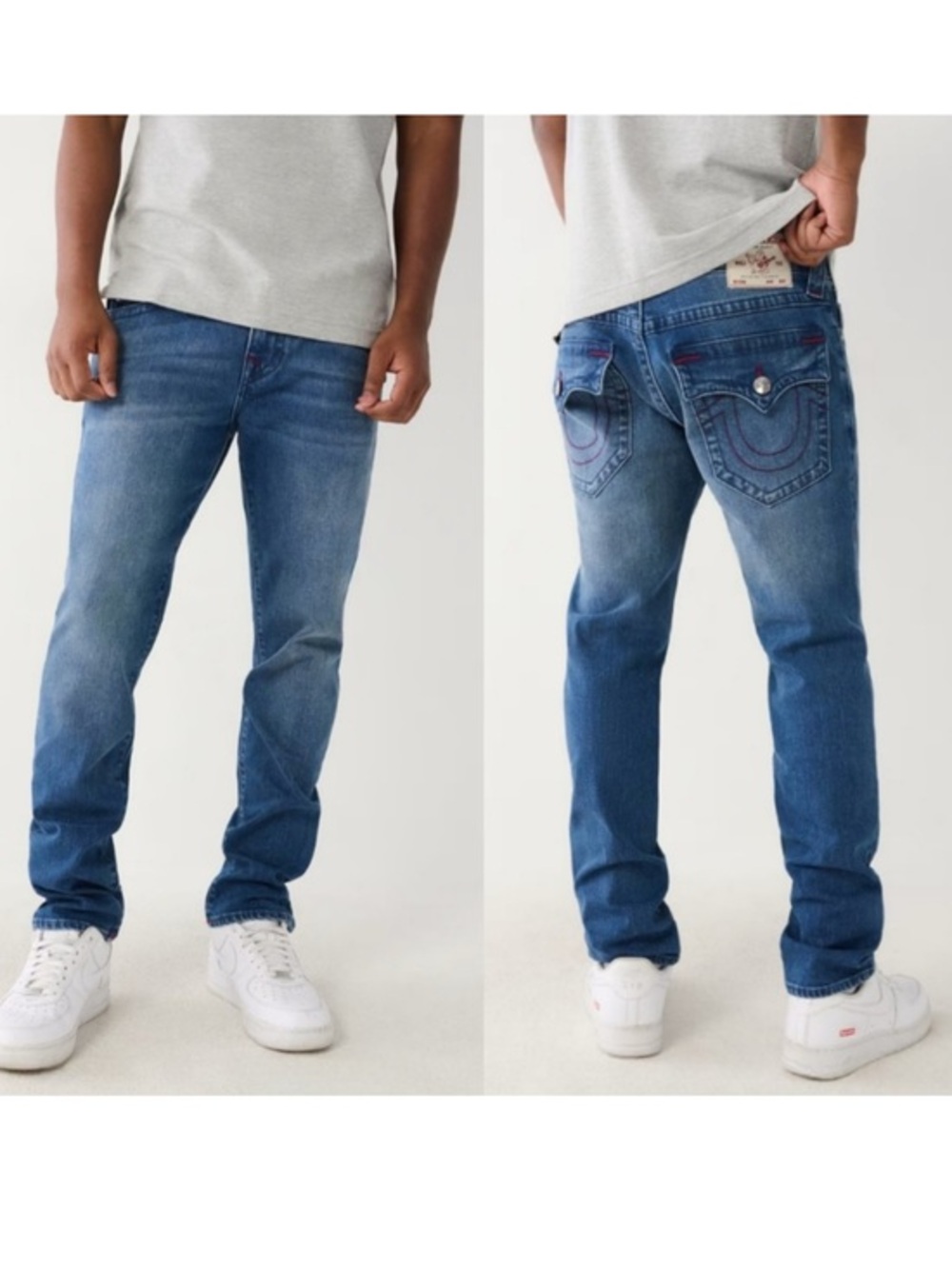 True religion Rocco  Flap Pocket relaxed skinny Jeans Size 34